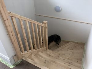 New stairway in the Chapel